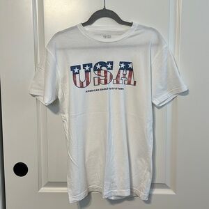 American Eagle Outfitters White USA Top